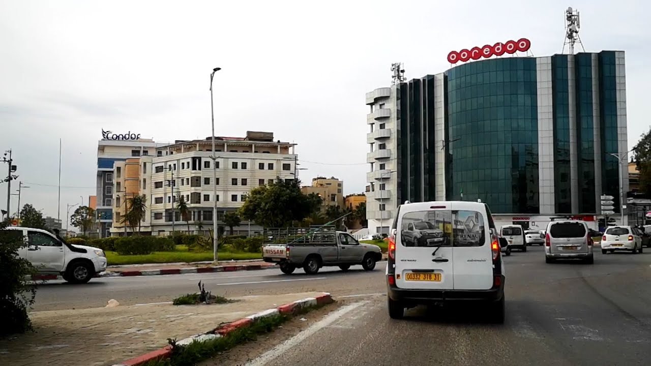 Driving in oran Algérie 24 01 2020 وهران الجزائر