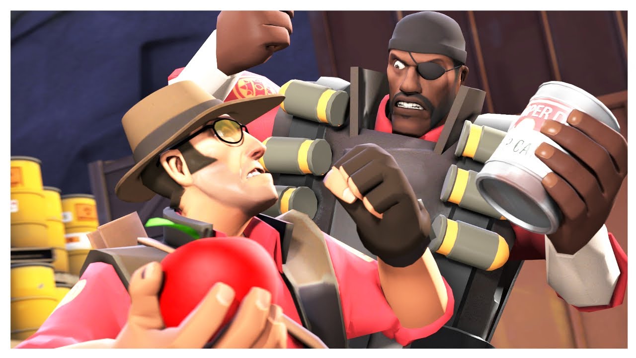 [SFM/60fps] Яблоки против супа