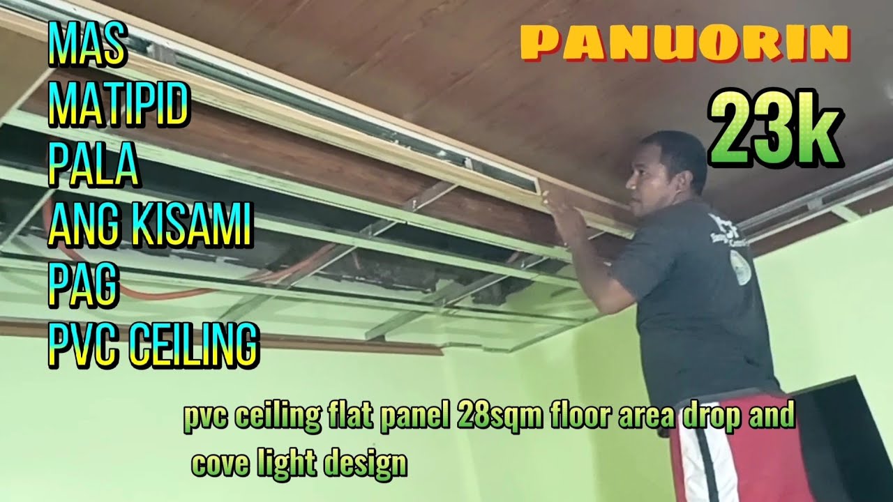 MAGKANO ANG BUDGET SA PAG GAWA NG KISAMI GAMIT ANG PVC CEILING | HOW TO INSTALL PVC CEILING