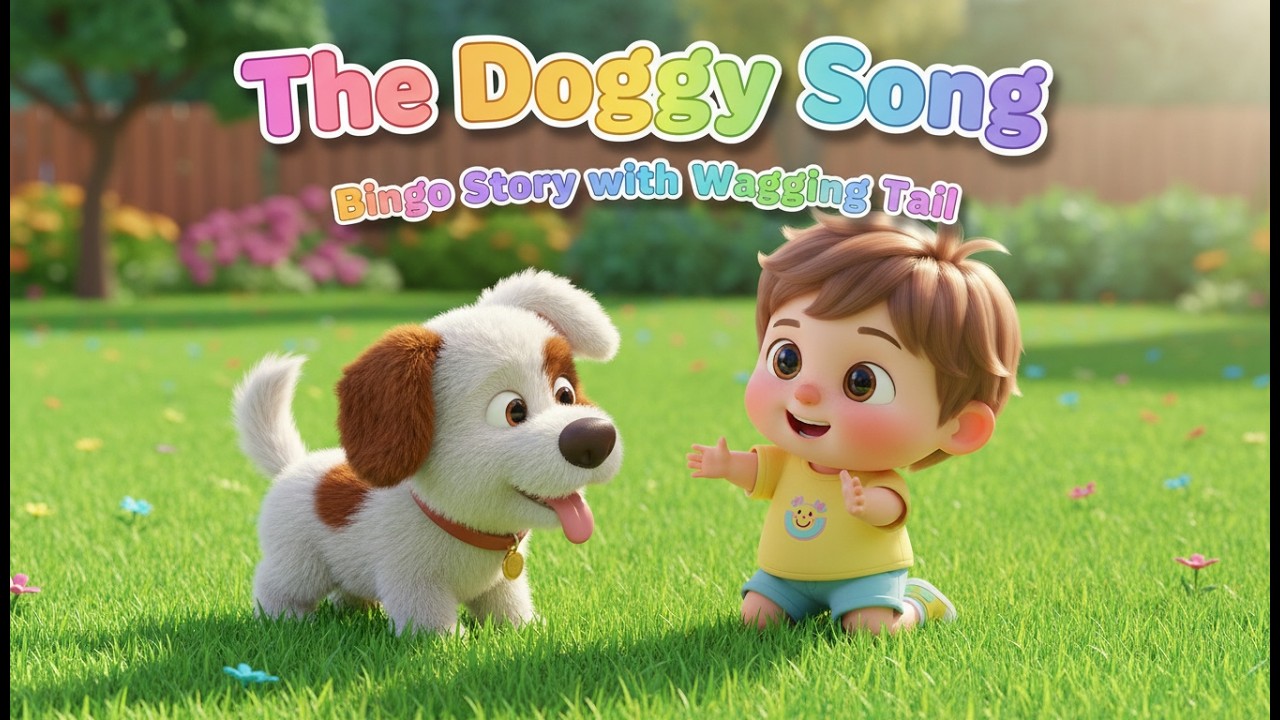 Wagging Doggy Bingo – Nursery Rhyme, Toddler Animal Fun, and Imaginative Play