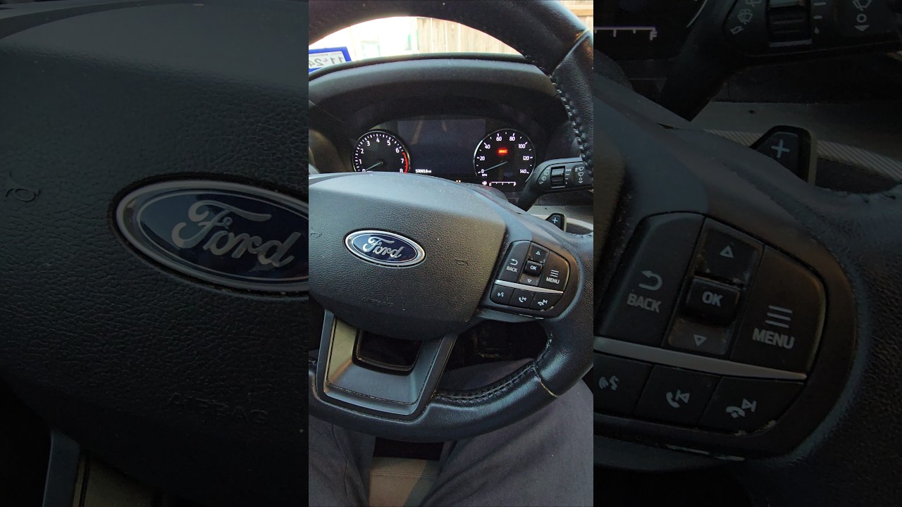 2020 Ford Explorer tire relearn start.
