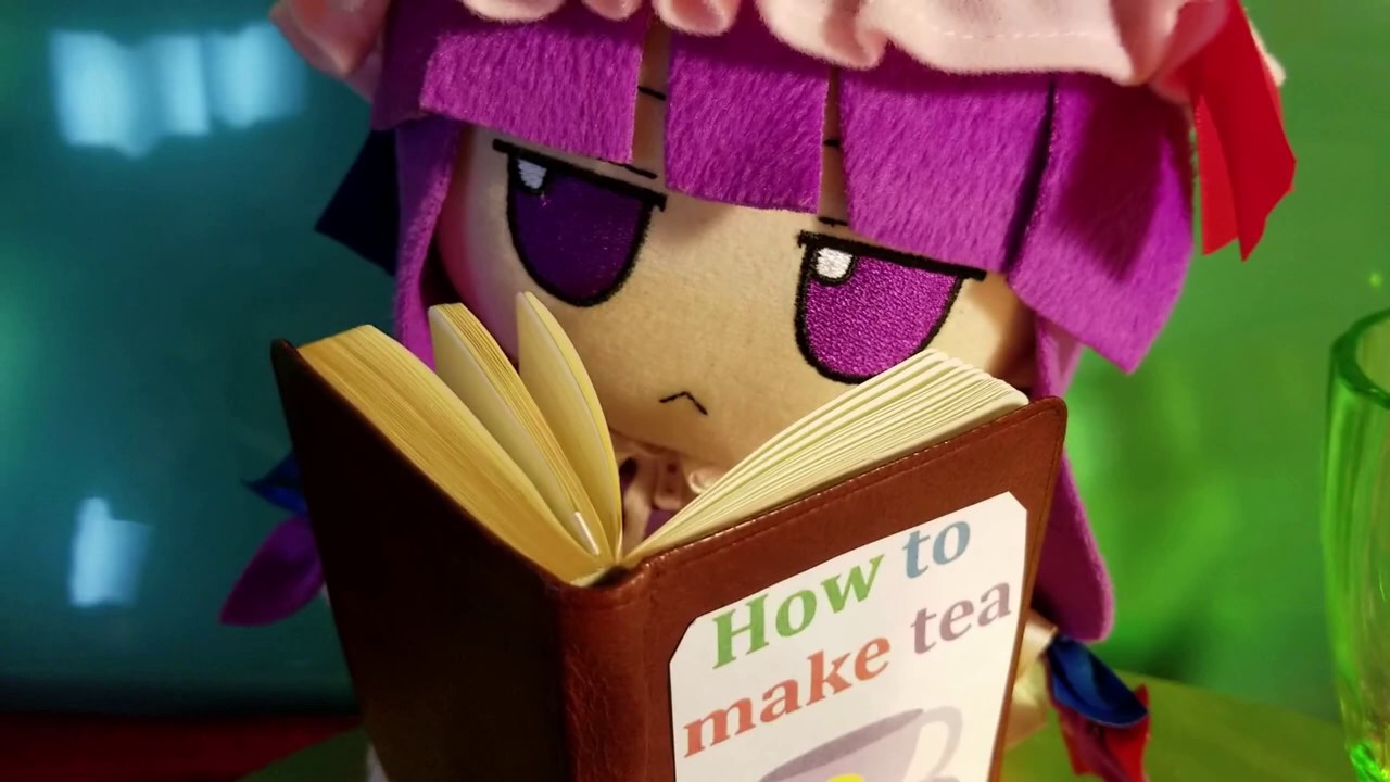 Touhou Fumos 12 - Patchouli Tea Time!