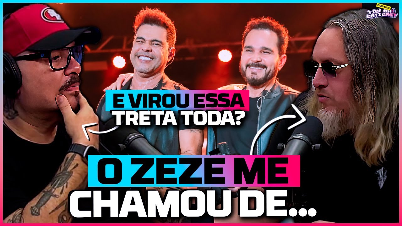 LEANDRO EXPLICA TRETA COM ZEZÉ DI CAMARGO