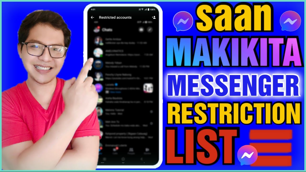 SAAN MAKIKITA ANG LIST NG RESTRICTED SA MESSENGER | FACEBOOK MESSENGER RESTRICTION
