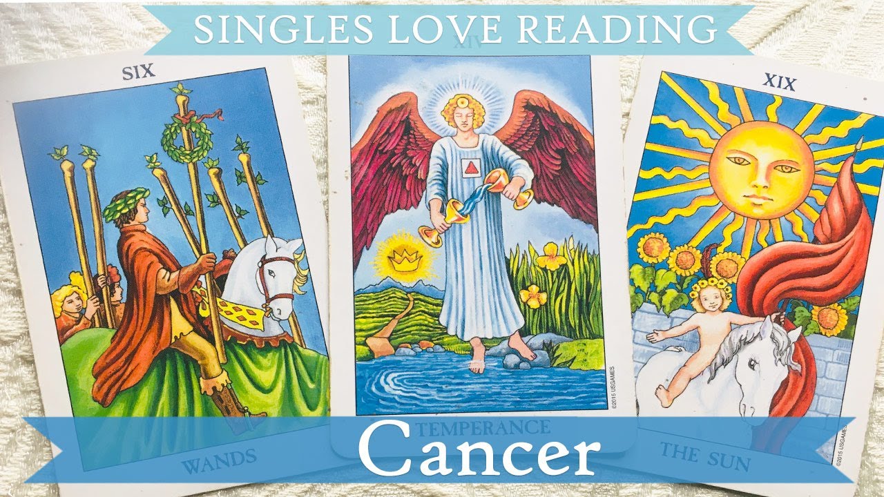 Cancer Singles they want to sweep you off your feet before someone else does!