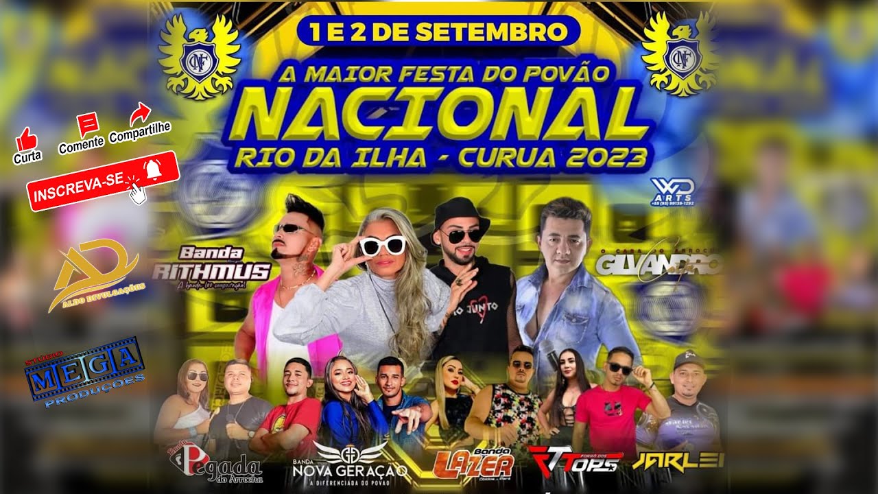 FESTA DO POVÃO DO NACIONAL DO RIO DA ILHA 2023 - CURUÁ - PARÁ