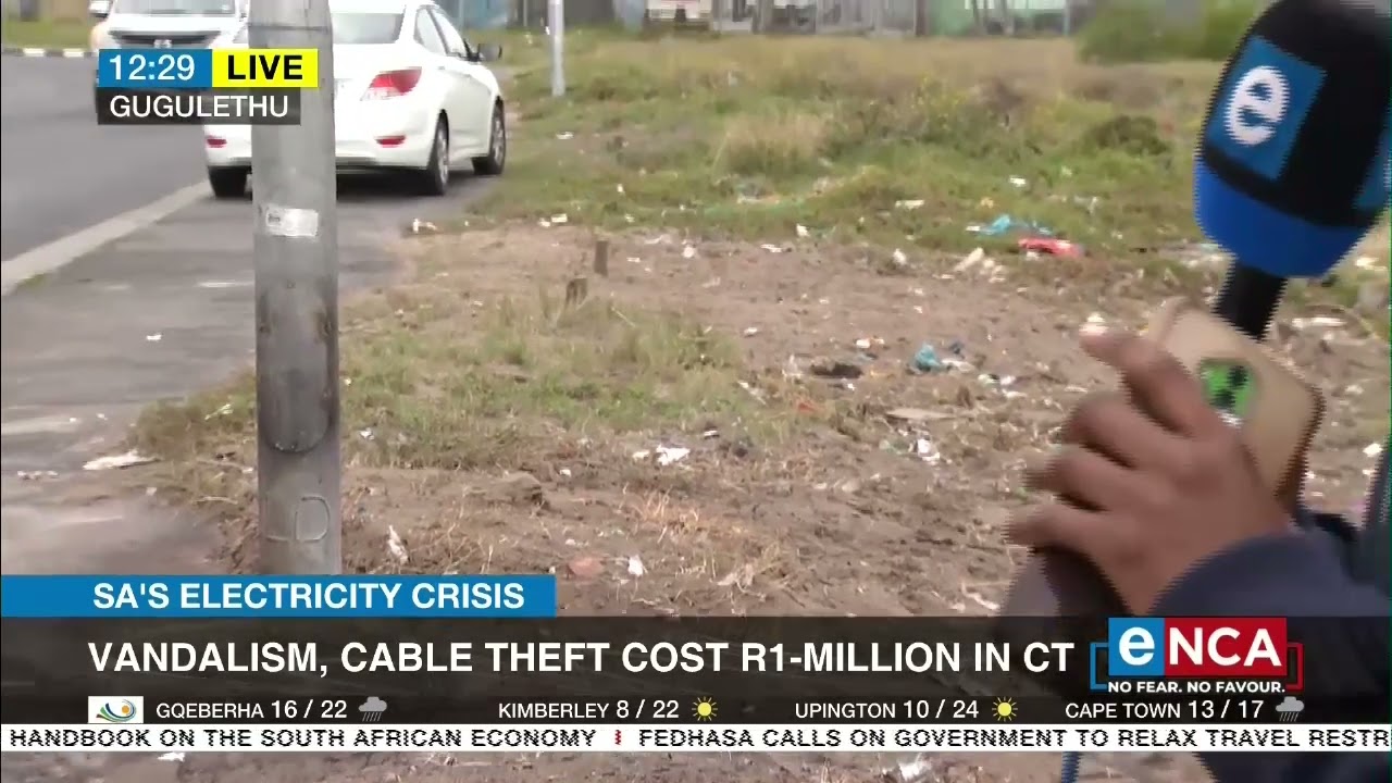 Vandalism, cable theft cost R1million in CT