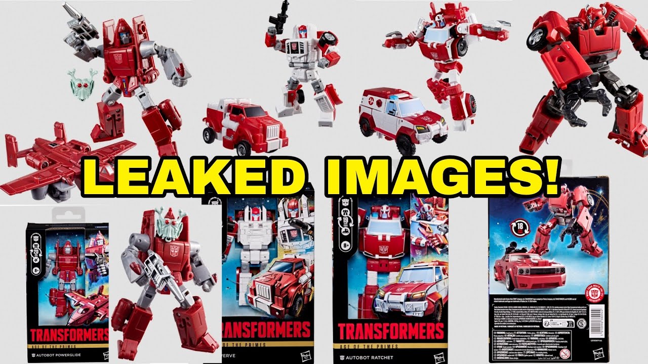 IMAGES LEAK! Transformers Age of the Primes Deluxe POWERGLIDE W/MASK, ANIMATED RATCHET, SWERVE!!!