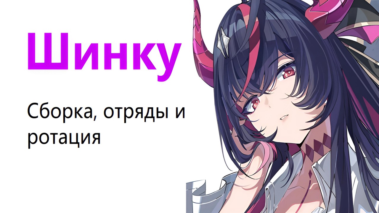 NTE. Переобзор/недогайд на Шинку: сборка, отряды, пробуждения, перспективы и как ей играть