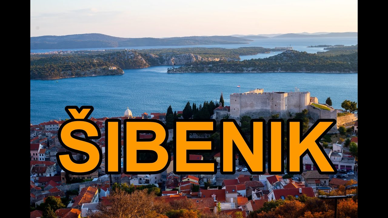 Šibenik,Croatia, Aerial View 4K Full HD