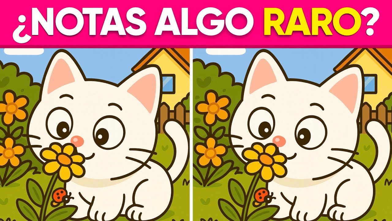 ¿Eres un Genio en la Observación? 🐱❤️👵🏻  SPOT THE DIFFERENCES 🧠❄️ MENTAL QUIZ
