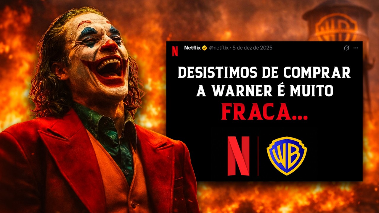 A Paramount Venceu A Netflix Na Compra Da Warner... Jogos, Cinema E Noticias Vai Mudar Tudo