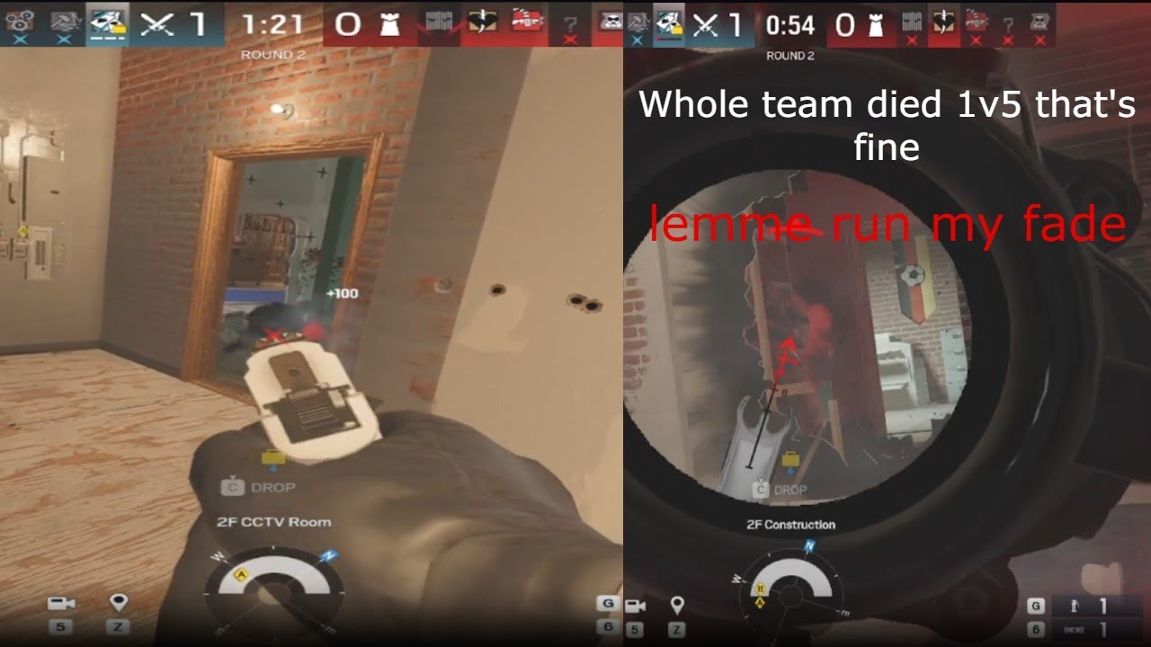 Crazy ranked games first ACE copper 1 (Rainbow 6 Seige)