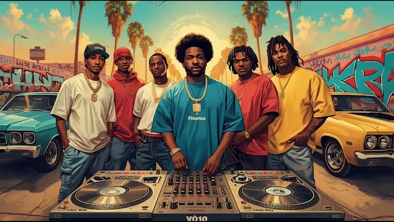 Old school hip hop West Coast beats streets rap