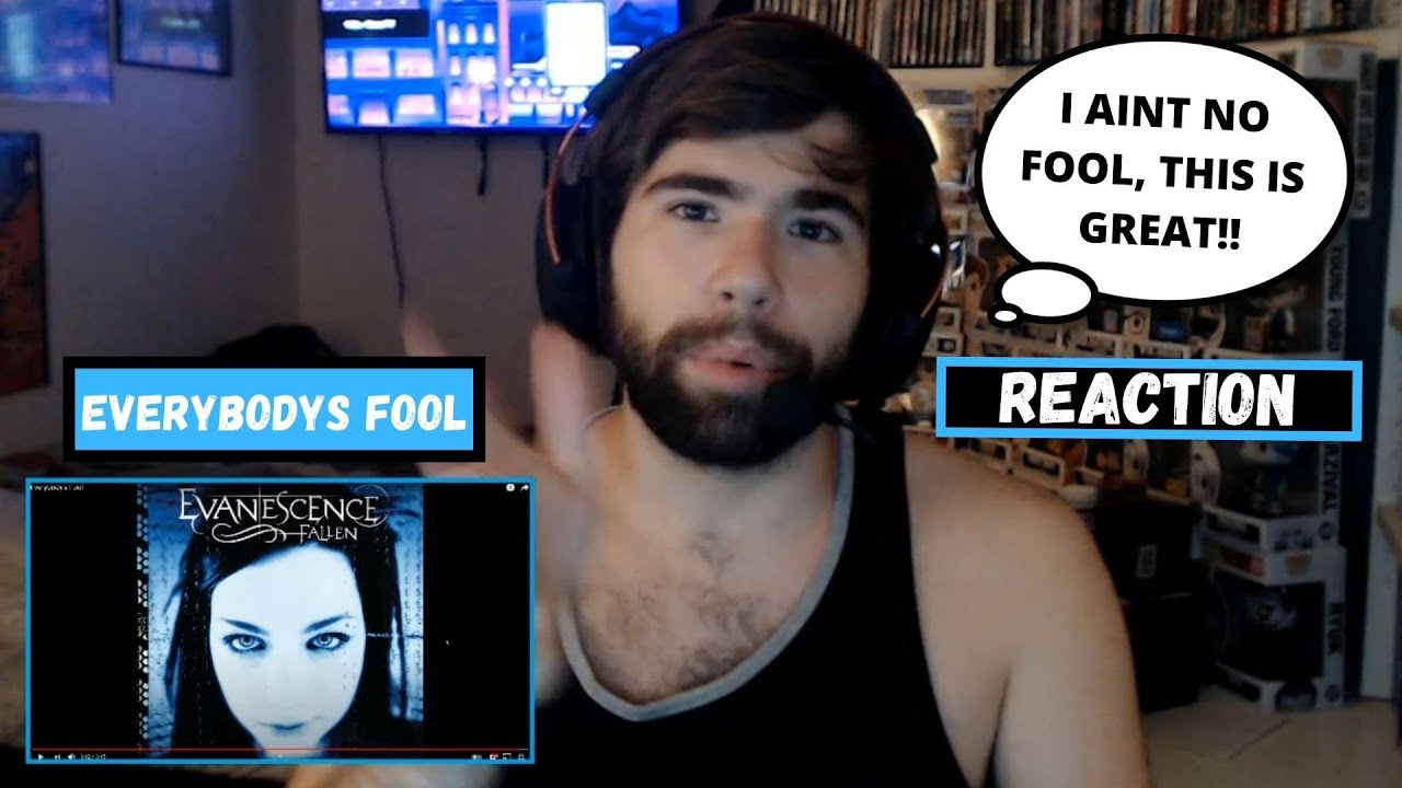 First Time Hearing - Evanescence Everybodys Fool - Reaction!