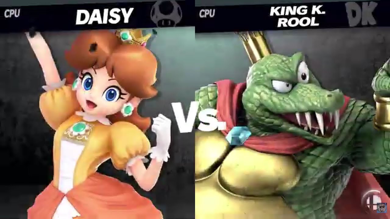 Smash Ultimate EX Daisy VS King K. Rool