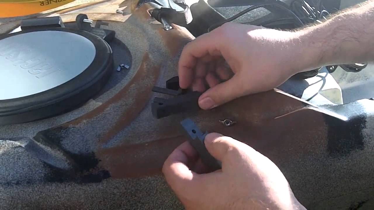 Kayak Transducer Install - DON'T GLUE or DRILL HOLES!