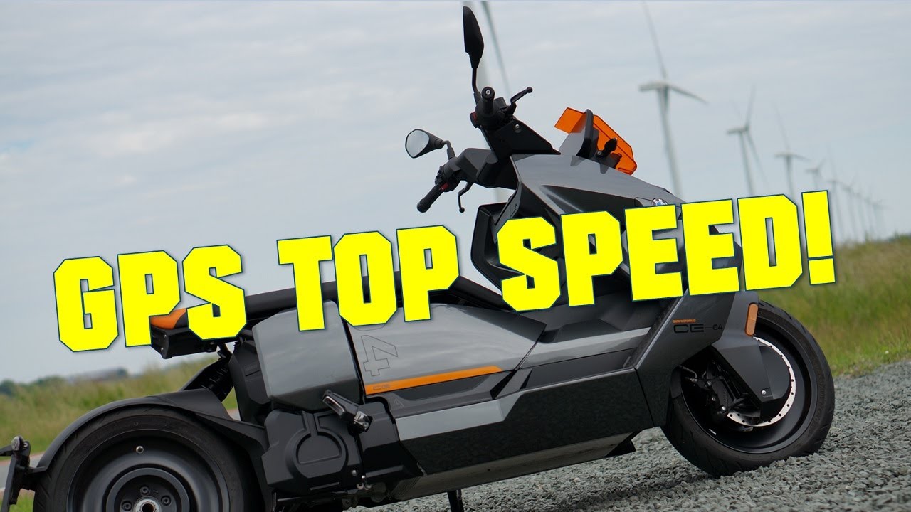 2022 BMW CE 04 - GPS TOP SPEED