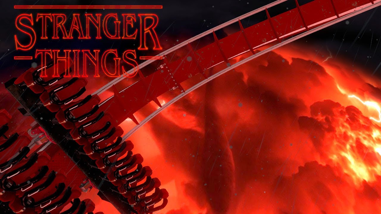 Amazing Stranger Things Roller Coaster 360 VR video