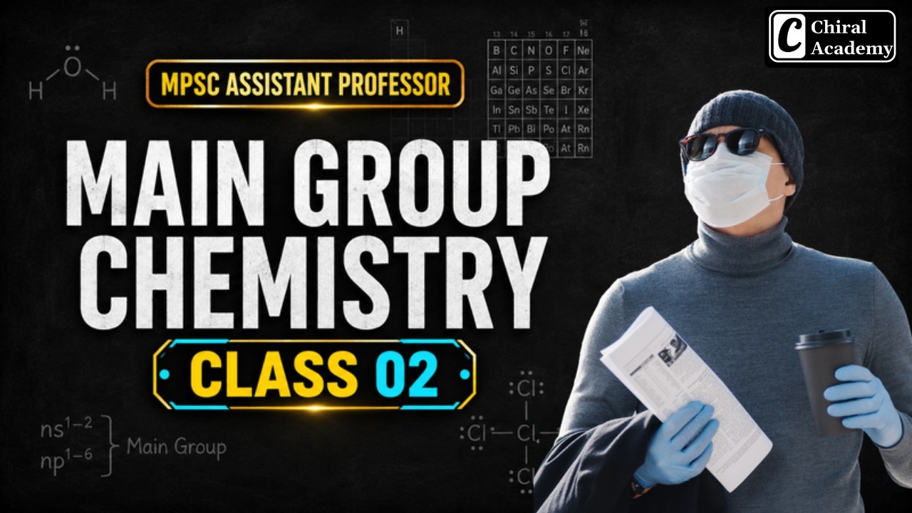 MPSC Assistant Professor Chemistry | Main Group Class 02 | Complete Preparation