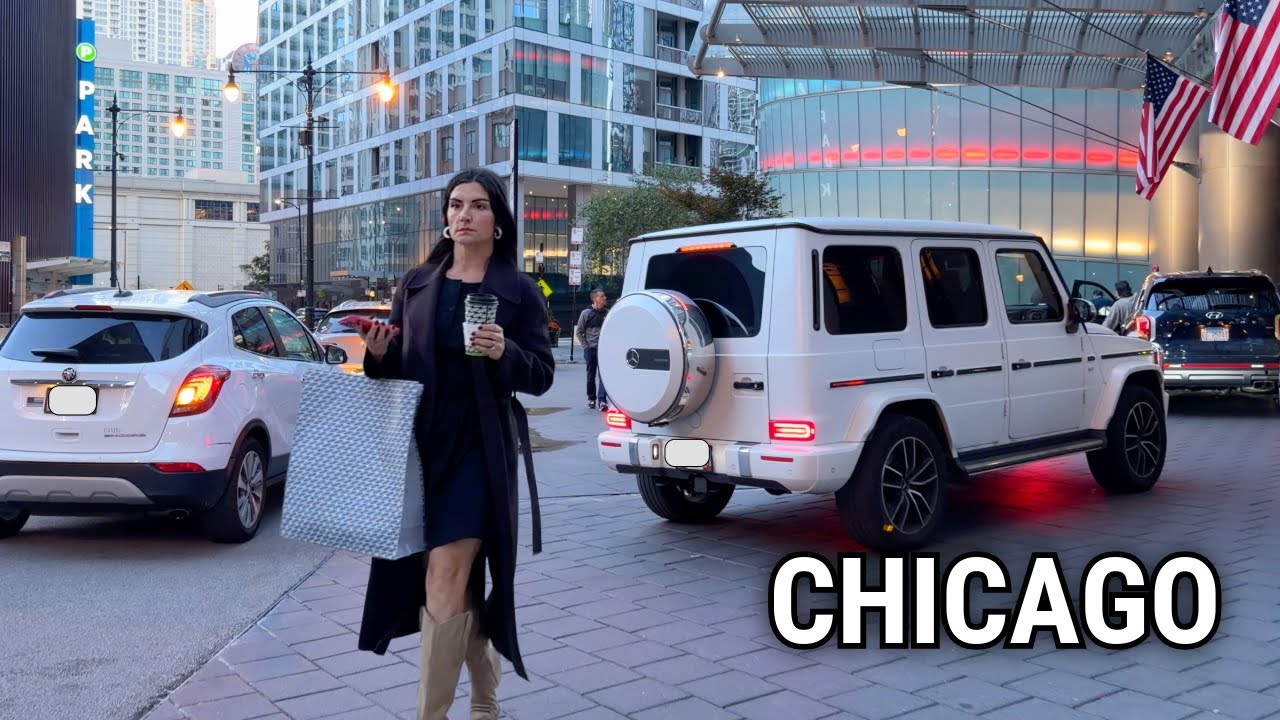 Chicago Walk 🍂 Beautiful Autumn In Downtown Chicago Walking Tour On Thursday | October 9, 2025 | 4K