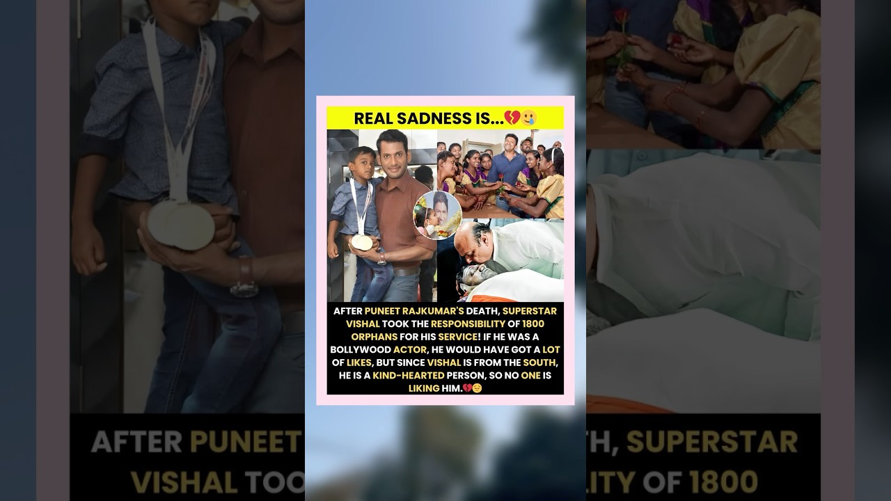 &ldquo;Real Sadness Is This 💔 After Puneeth Rajkumar&rsquo;s Death, Vishal Did Something Unbelievable&rdquo; #trend