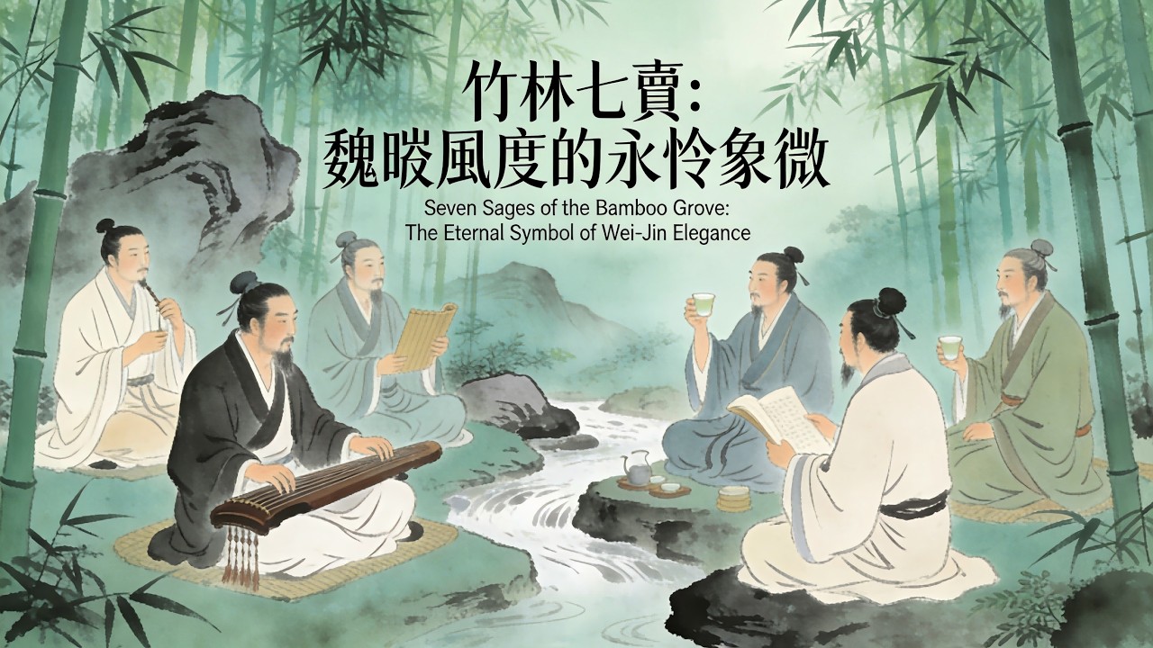 2千年前，中国就有7个人和现在年轻人的思想，就是要的是自由！
