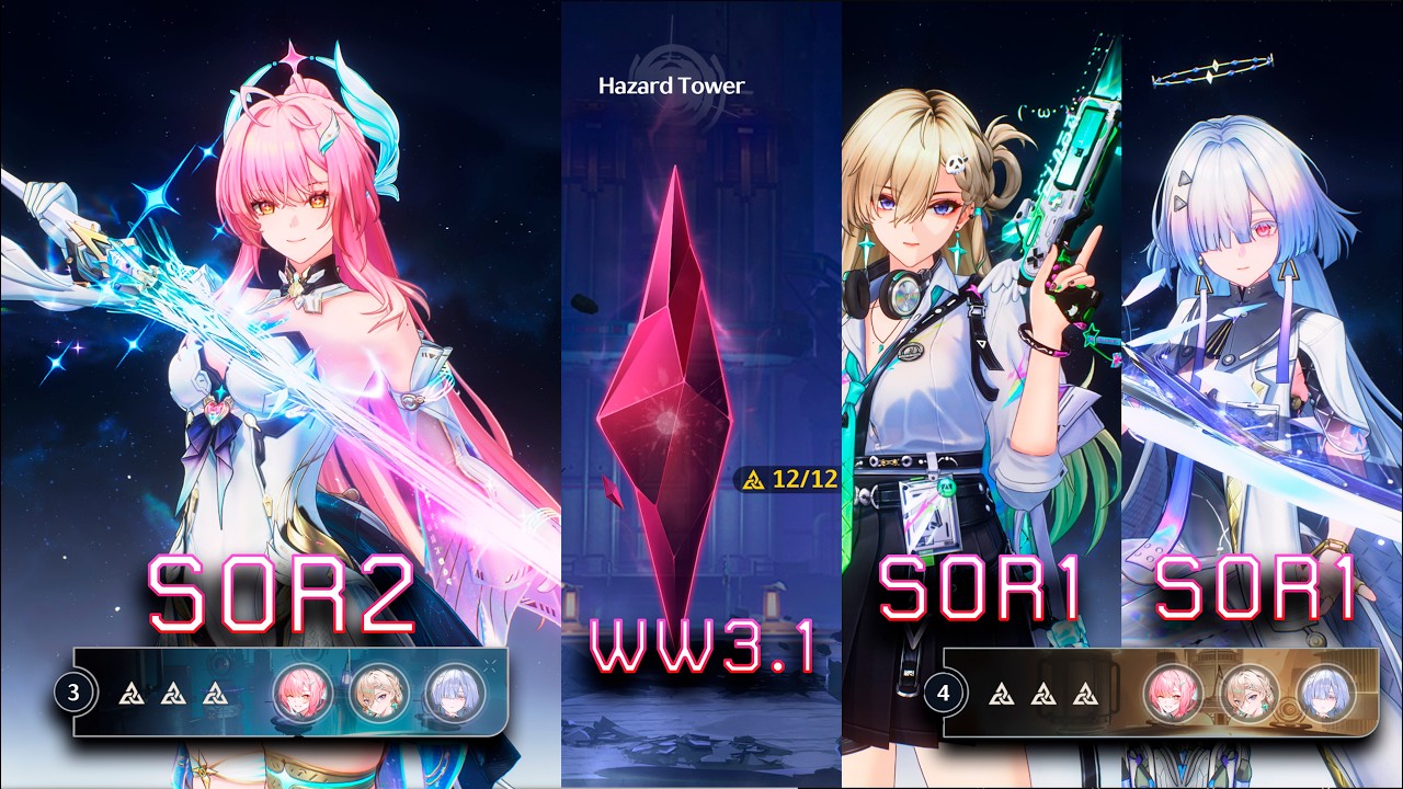 [WuWa] Tower of Adversity 3.1 Hazard Tower 12 Crests S0R2 Aemeath