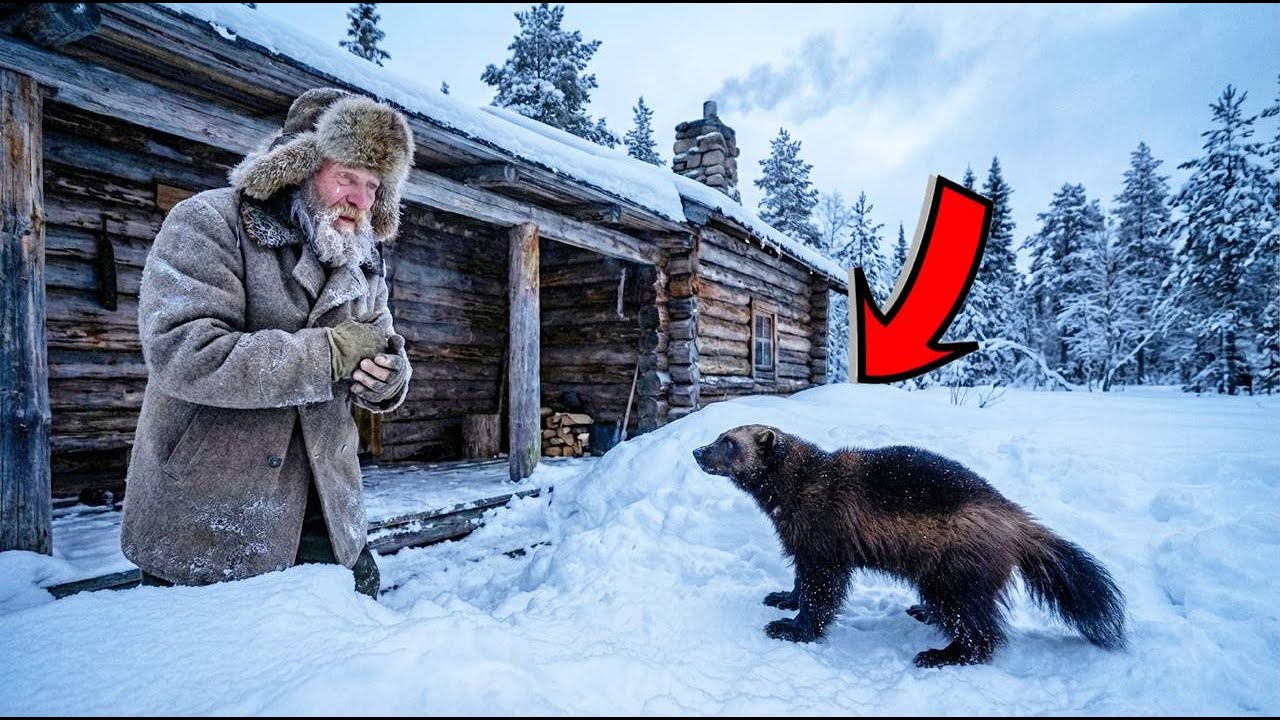 Росомаха приходит к нему каждую зиму. То, зачем она это делает - НЕВЕРОЯТНО!