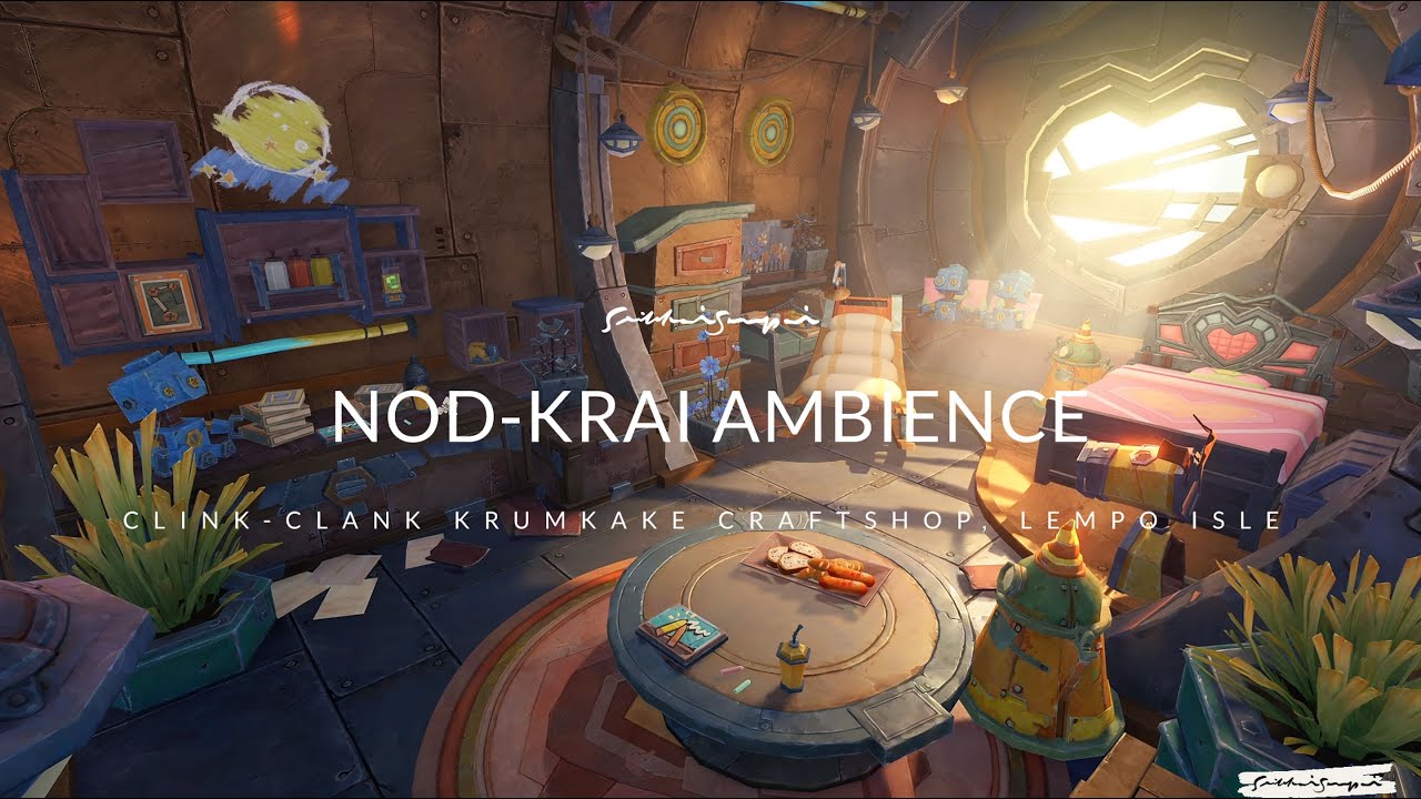 Clink-Clank Krumkake Craftshop Aino Background Music Ambient Sound (40Min) | Genshin Impact Ambience