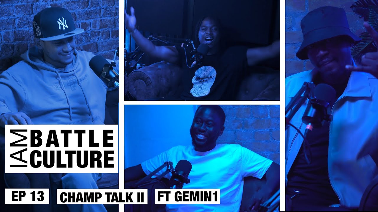 GEMIN1 TALKS UK BATTLERAP, TITLE MATCH VS BIZZO BOND | I AM BATTLE CULTURE EP 13