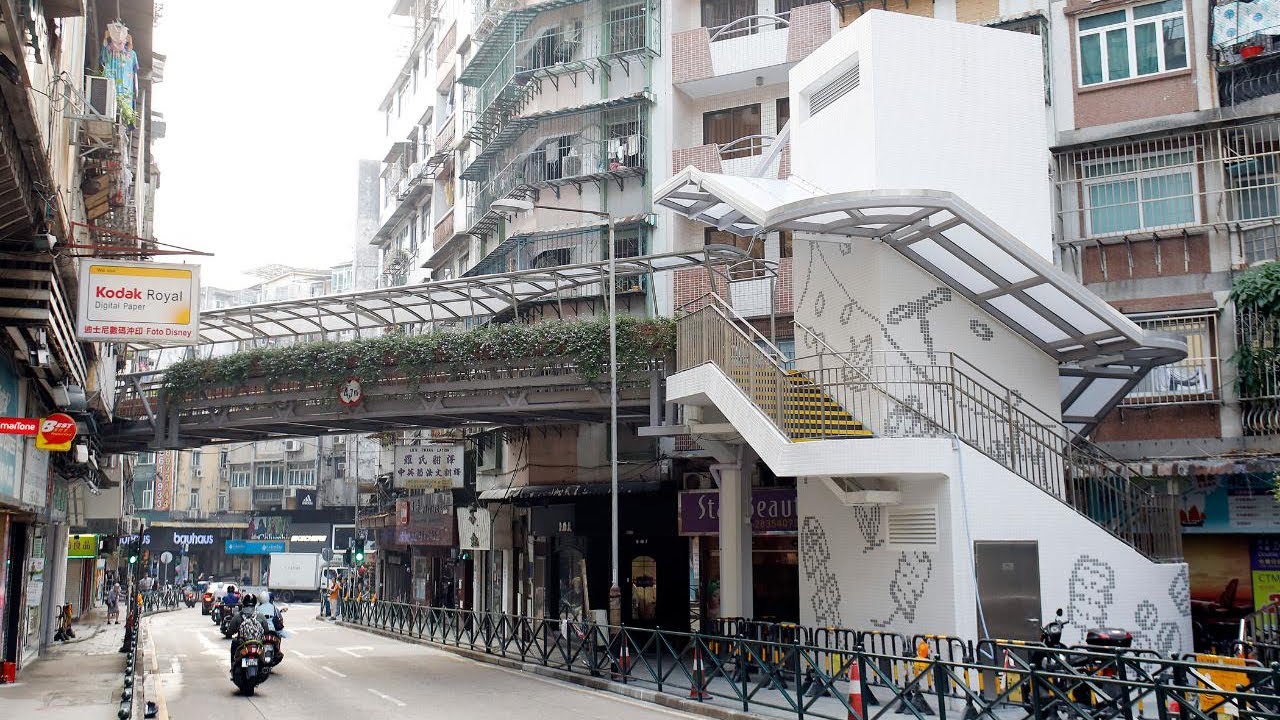 澳門東望洋街行人天橋tke升降機￼￼