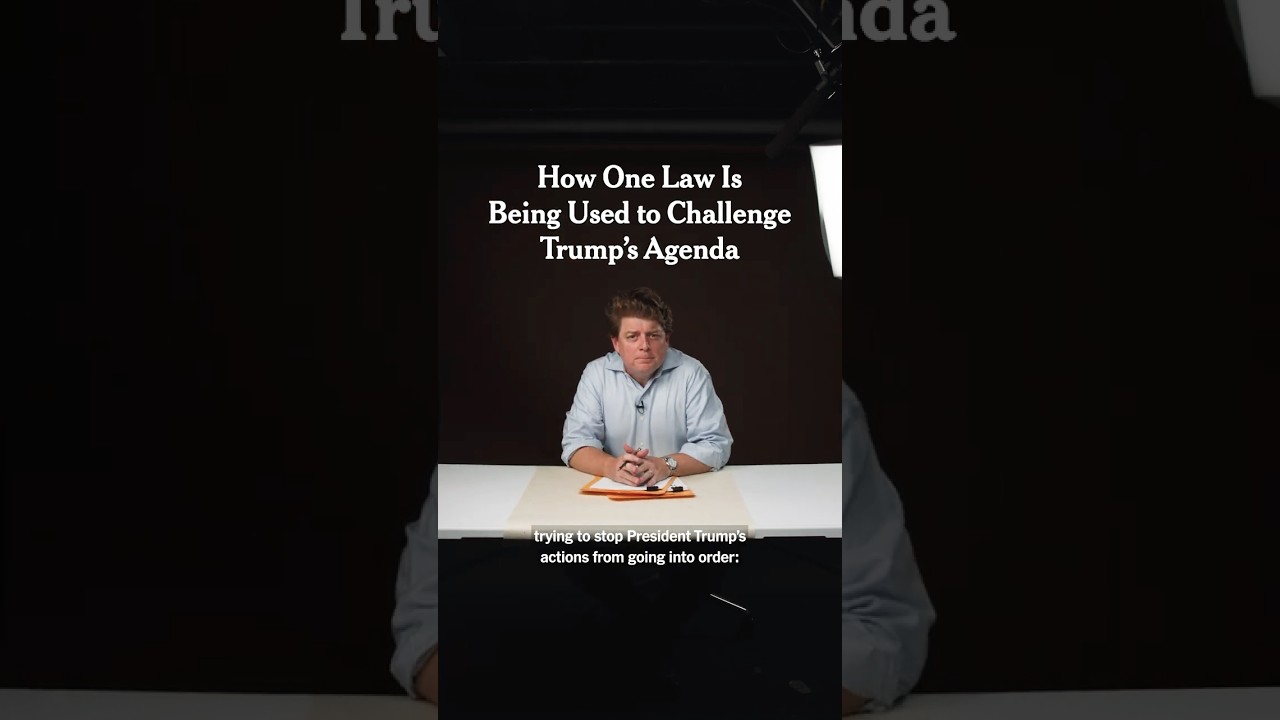 How One Law Is Being Used to Challenge Trump&rsquo;s Agenda