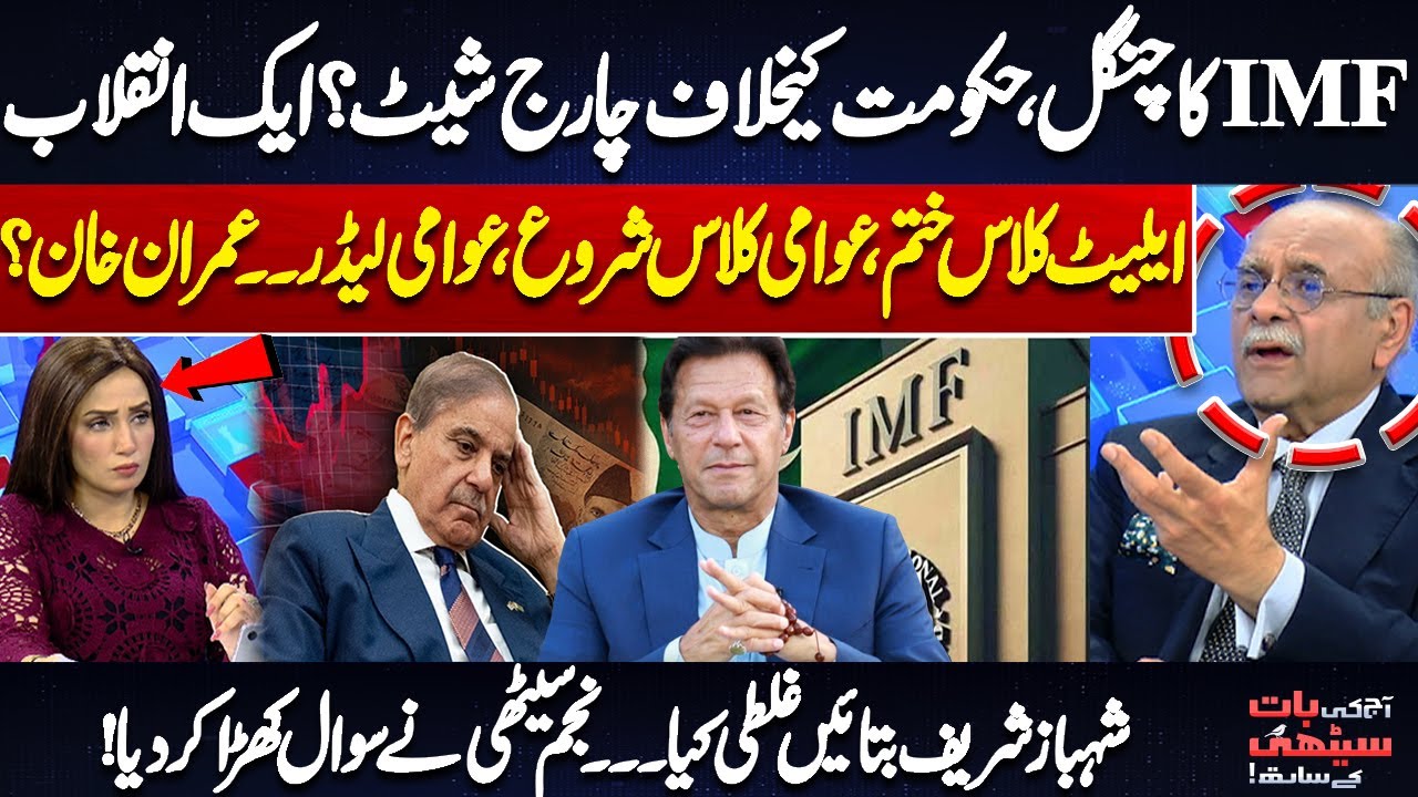 IMF Pressure & Govt Chargesheet? Imran Khan Pakistan’s People’s Leader?  Najam Sethi Questions