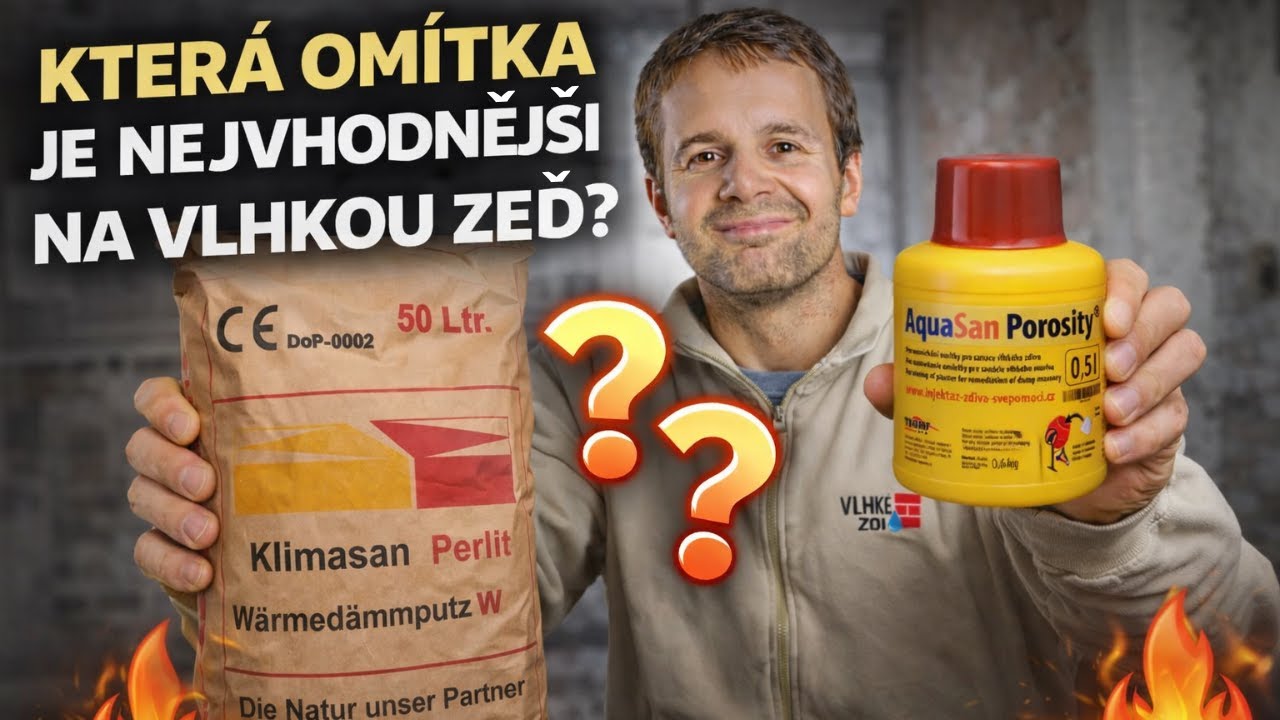 Jakou omítku na vlhkou zeď? Poradíme Vám ve videu