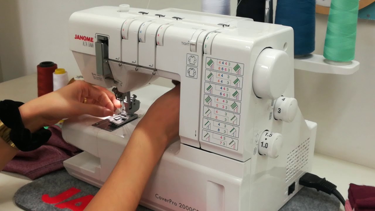 Janome CoverPro 2000cpx - Parte 1