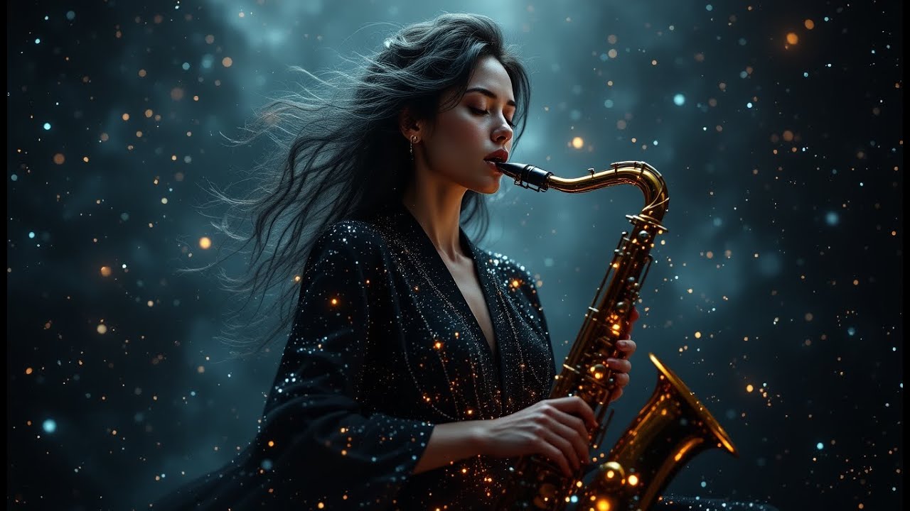Celestial Sleep – Saxophone Jazz with Ambient Space Sounds for Deep Rest