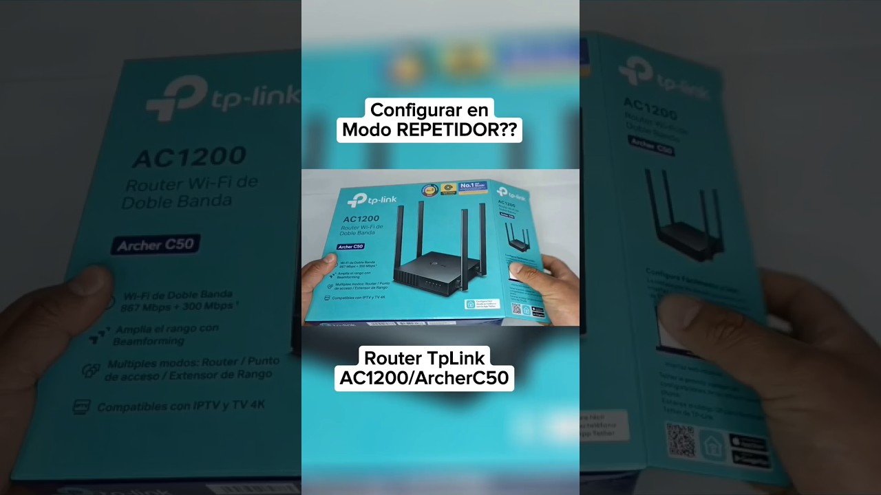C&oacute;mo Configurar Router Tplink en Modo REPETIDOR/ ArcherC50.