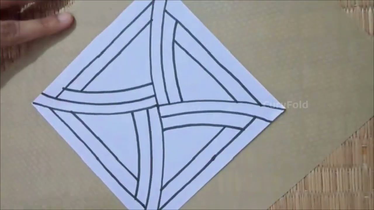 Mindful Zentangle Art | Relaxing Art Therapy 🎨 | Must try to fix your mood 