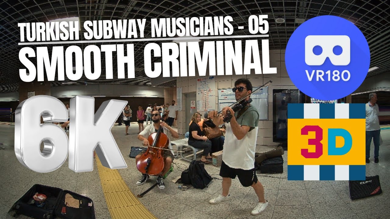 Smooth Criminal - Subway Acoustic Performance - 3D 180 VR