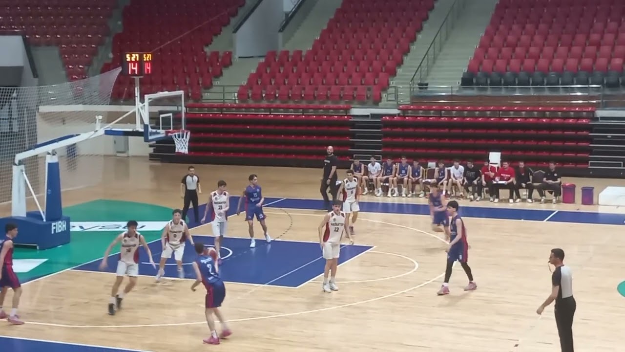 Basketbol U16 Anadolu Şampiyonası 2025 (Konya) Bahçeşehir B - Gaziantep 2.çeyrek