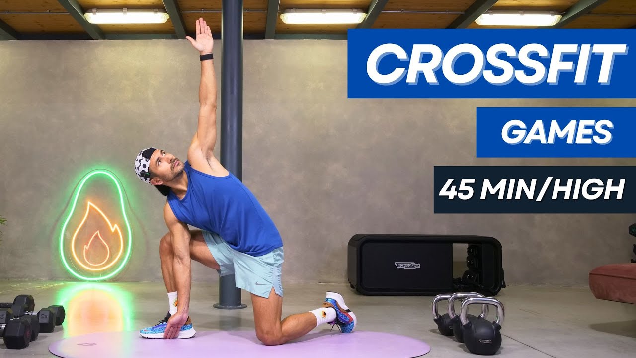 CROSSFIT GAME 🔥 Workout intenso 45’ con manubri | Forza + Cardio