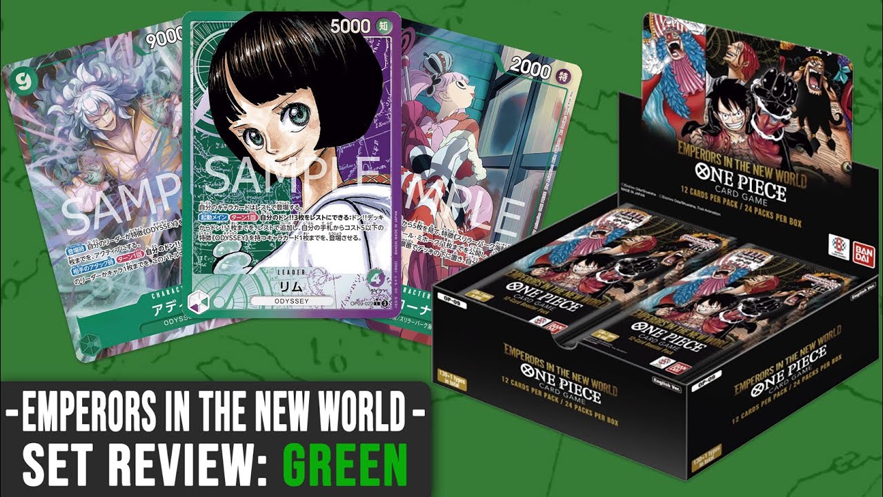 Ranking Green Cards In Set OP09 Emperors In The New World - One Piece TCG