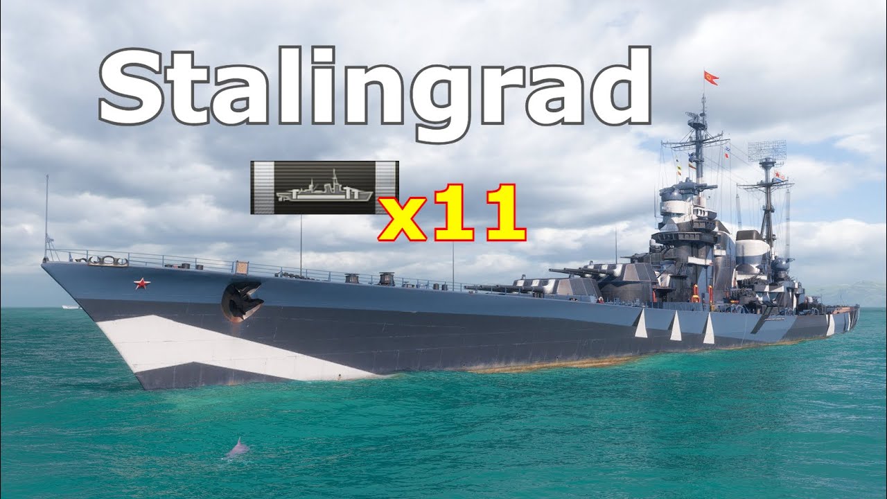 World of WarShips Stalingrad - 6 Kills 297K Damage
