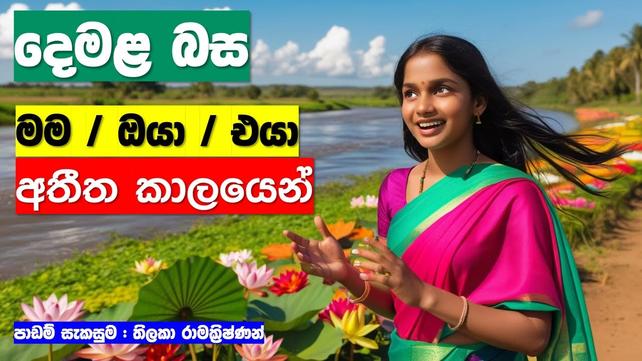 අපි දෙමළ කතා කරමු - මූලික පාඩම්  | Let's Speak Tamil! - Basic to Advanced Lessons