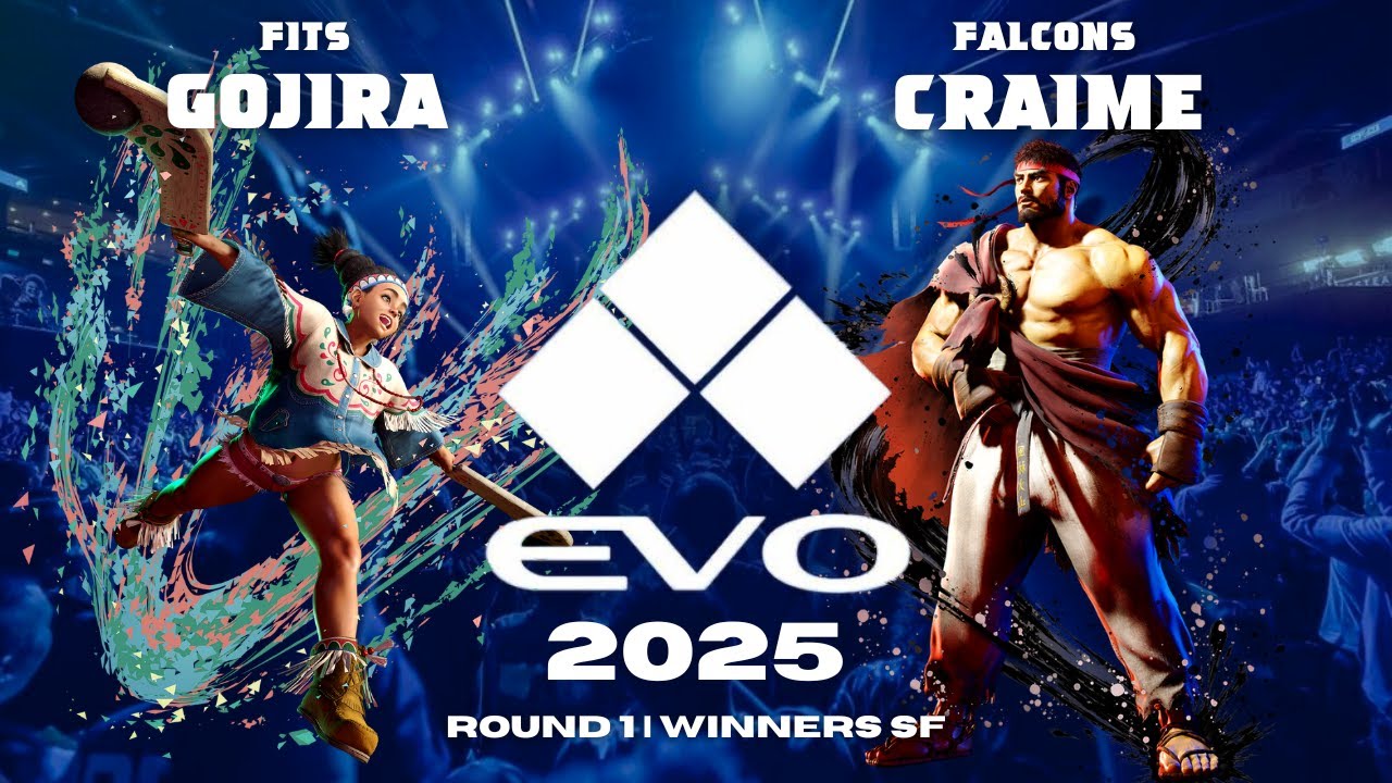 EVO 2025 | Round 1 | Winners SF | FitS Gojira (Lily) vs Falcons Craime (Ryu)