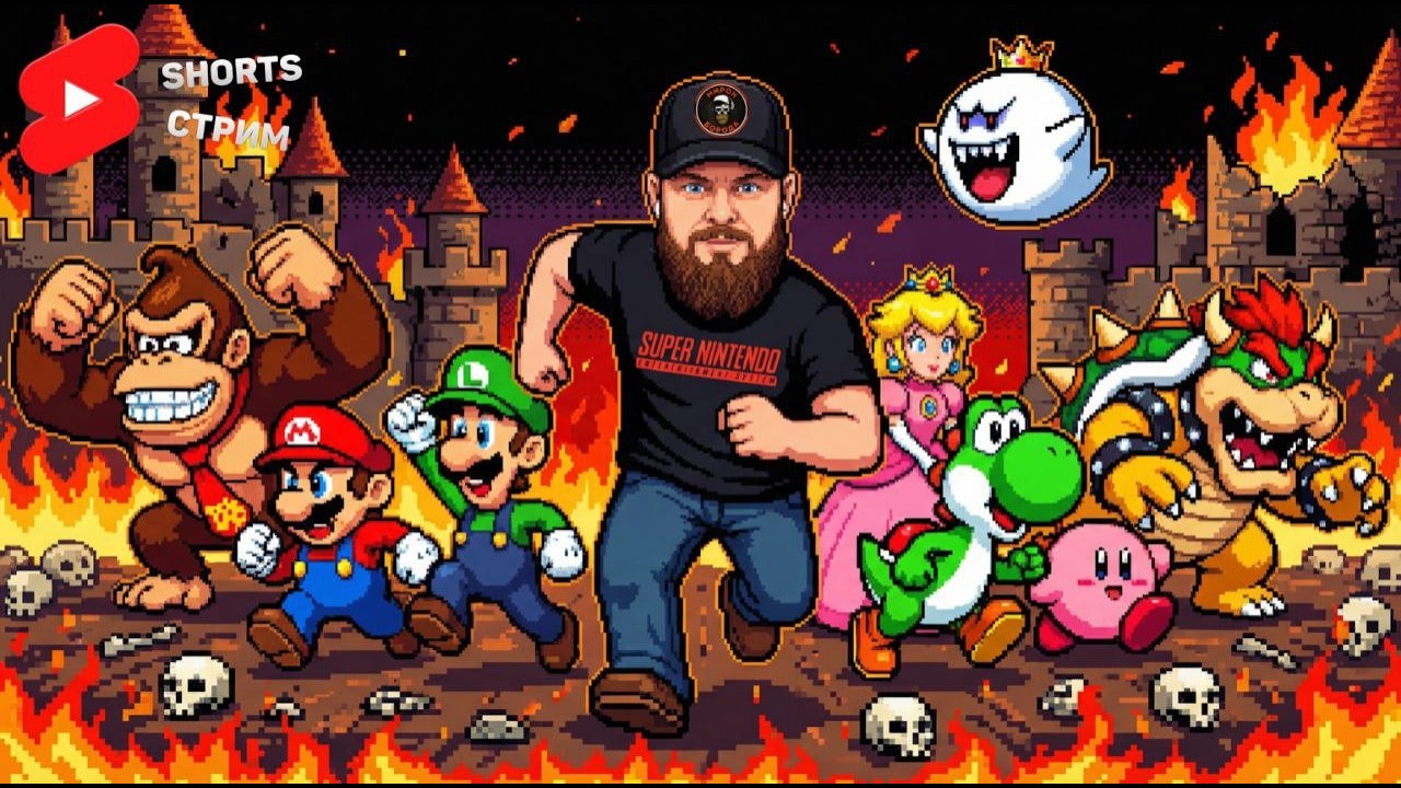 #shortsstream Играем в  игры детства на Super Nintendo ►Возвращаемся в 90-ые