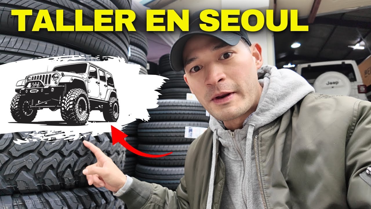 Asi Cambian las Llantas en Corea del Sur / Cuanto Cuesta Cambiarle las Llantas a mi Jeep Wrangler