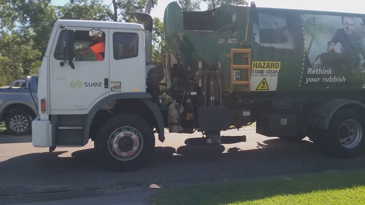 Brisbane Green Waste Truck on Portstephens Garbage