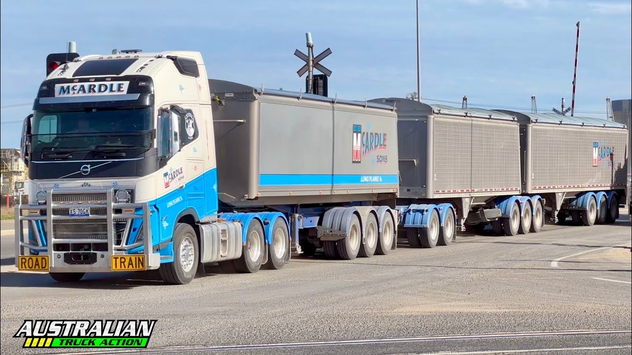 Big European Road Trains in Australia Compilation #3